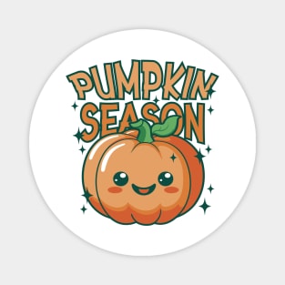 Pumpkin Season Cute: Adorable Autumn Vibes Magnet